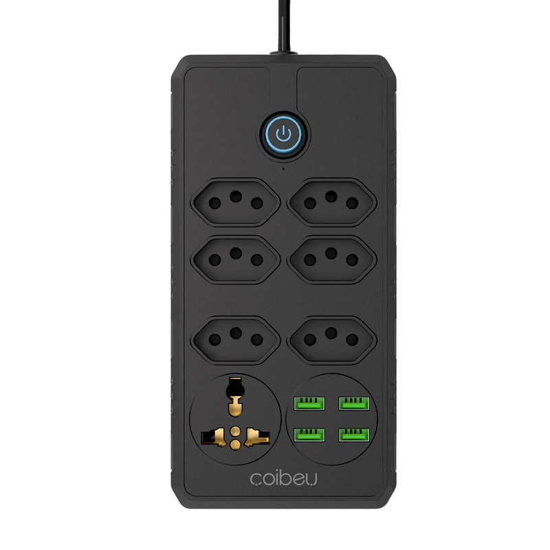 Extensão Inteligente com USB e Filtro de Linha