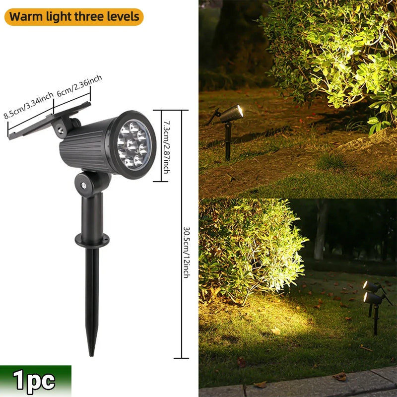 Refletor Solar Mágico RGB – Jardim Iluminado!
