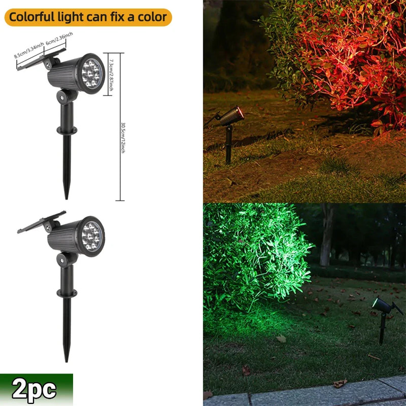 Refletor Solar Mágico RGB – Jardim Iluminado!