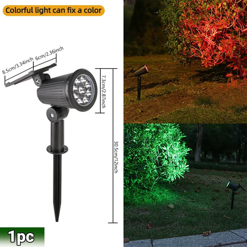 Refletor Solar Mágico RGB – Jardim Iluminado!