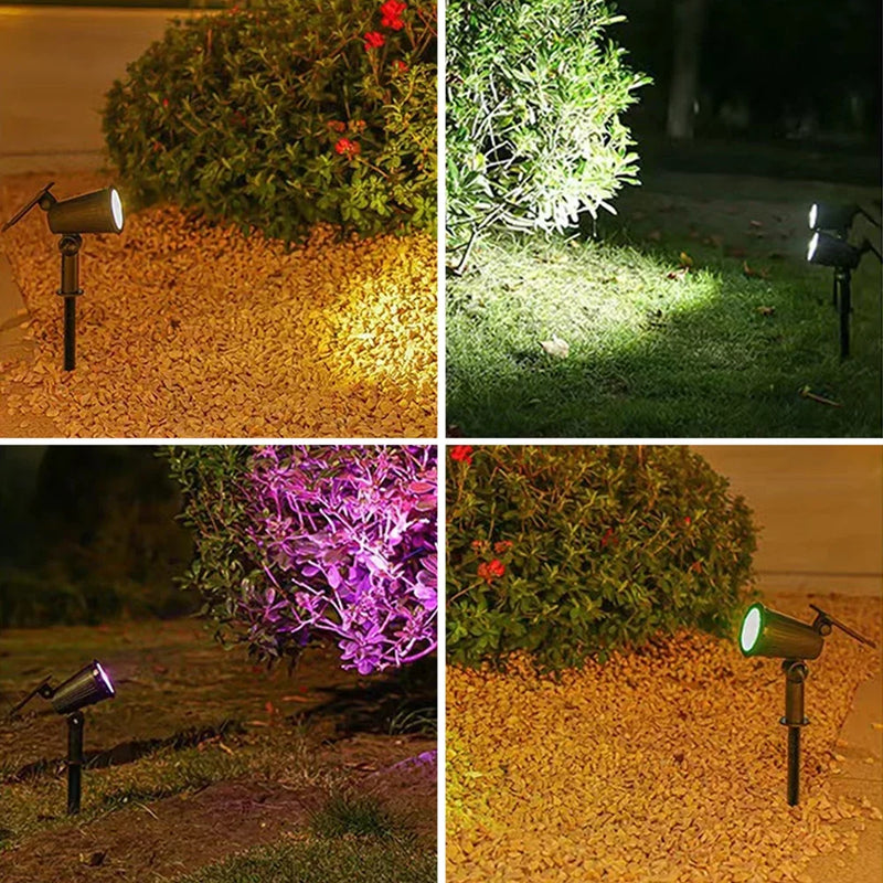 Refletor Solar Mágico RGB – Jardim Iluminado!