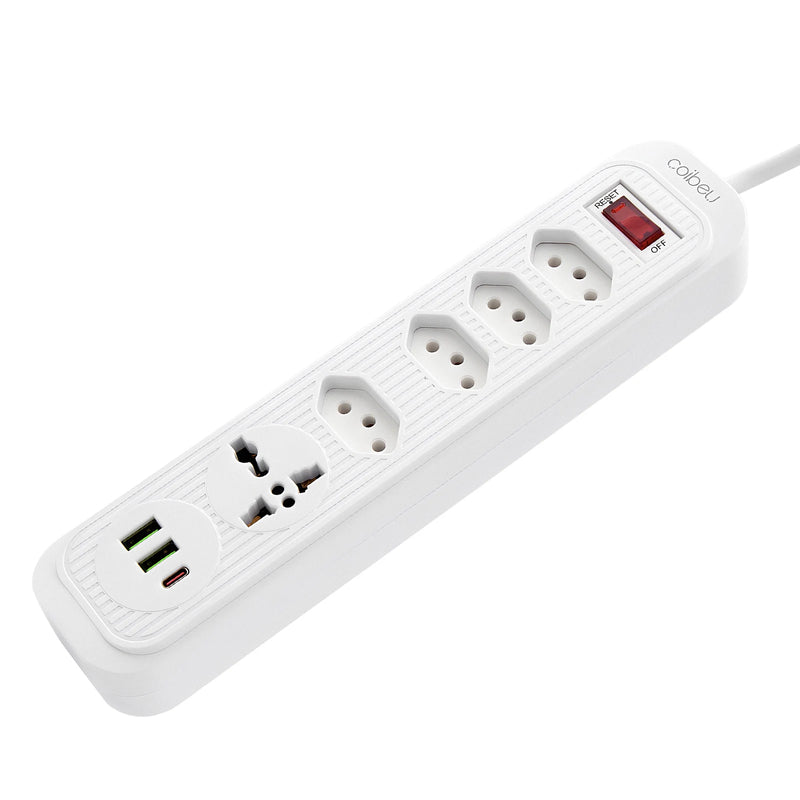 Extensão Inteligente com USB e Filtro de Linha