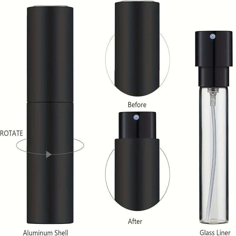 Mini Vaporizador de Perfume Recarregável 10ml