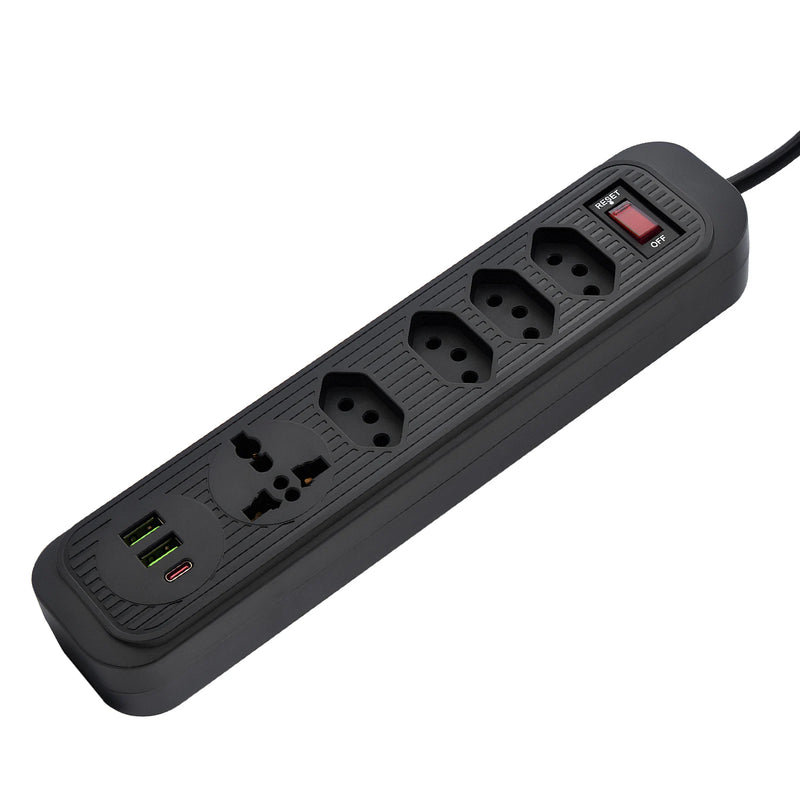 Extensão Inteligente com USB e Filtro de Linha
