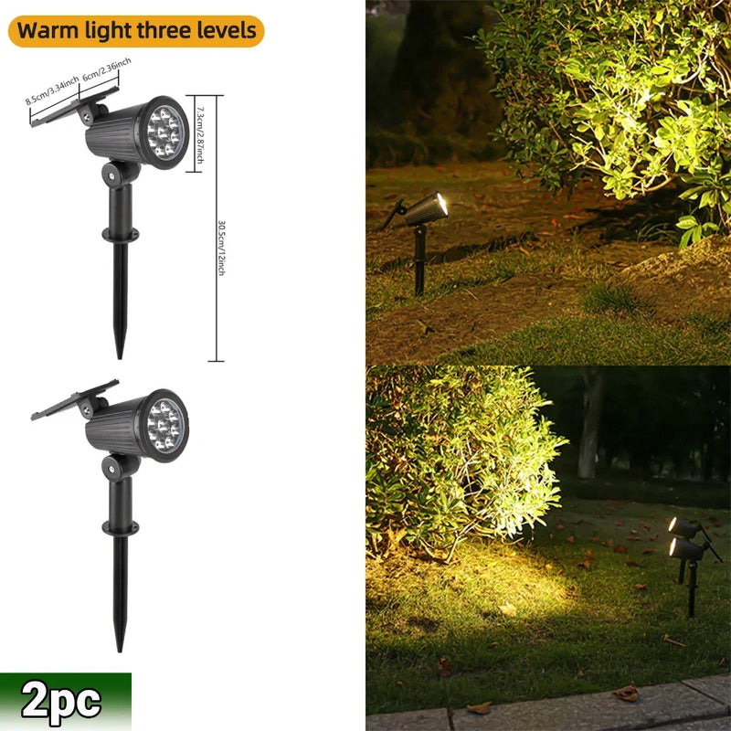 Refletor Solar Mágico RGB – Jardim Iluminado!