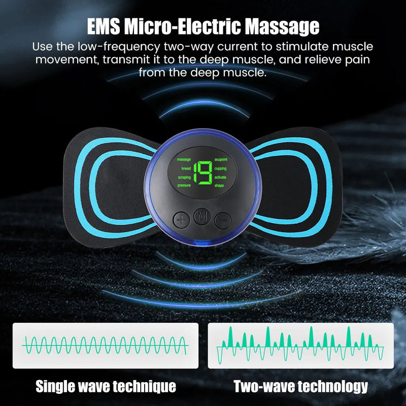 Massageador Portátil Cervical EMS