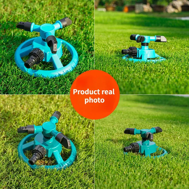 Irrigador Giratório Automático 360° para Jardim e Gramado